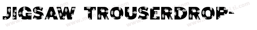 JIGSAW TROUSERDROP字体转换